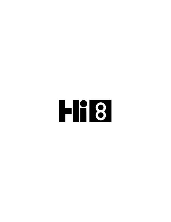 Hi8logo设计欣赏电脑相关行业LOGO标志Hi8下载标志设计欣赏