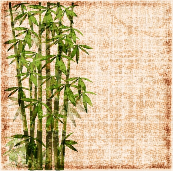 斑驳竹子图片
