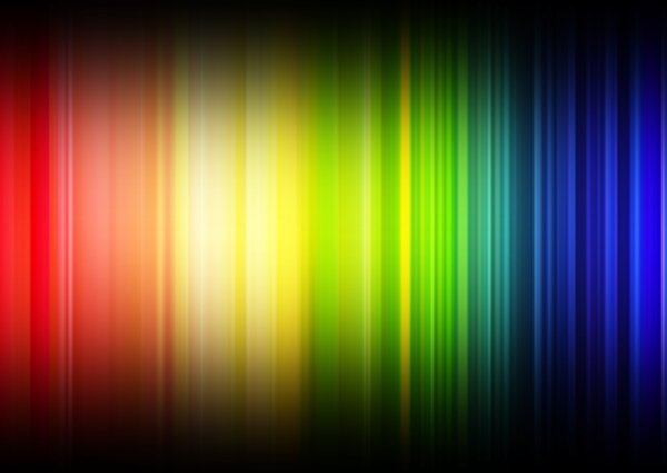彩色光谱图片
