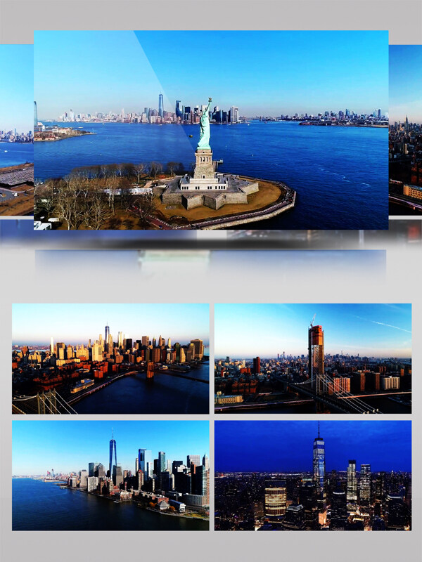 2018航拍纽约城市风景
