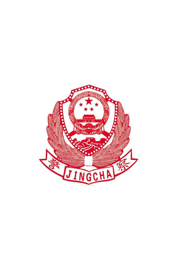 中华人民共和国警徽标识