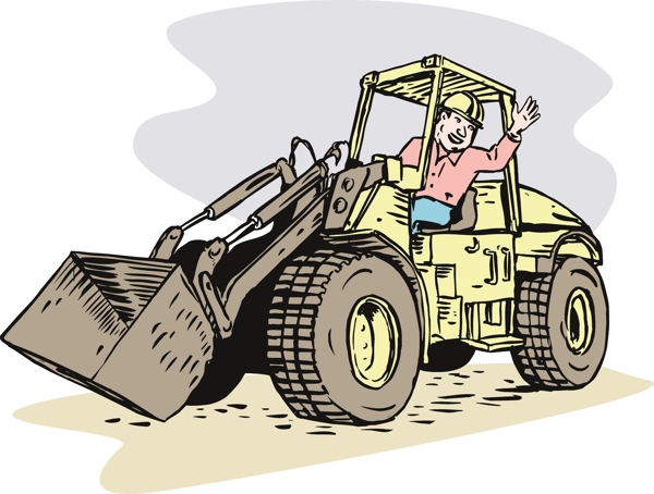 推土机挖掘机挖掘机施工机械