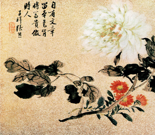 花卉植物装饰画图片