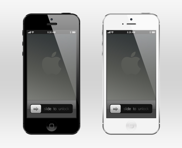 IPHONE5界面psd