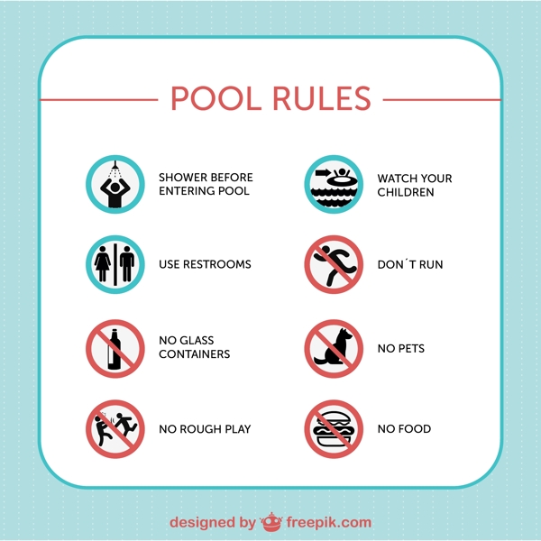 泳池安全规则