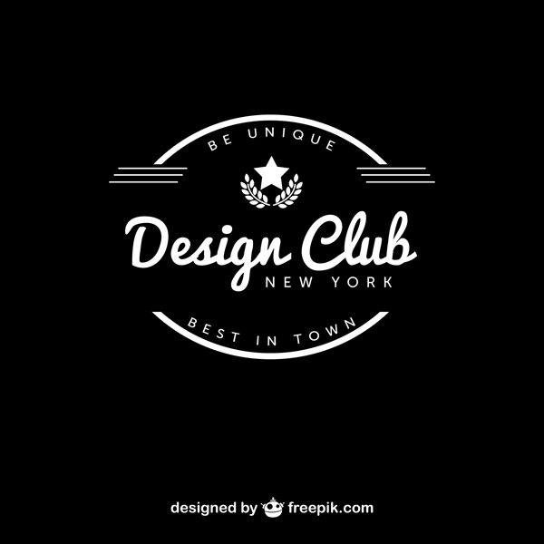 设计俱乐部标签设计