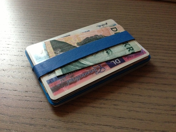 橡胶带卡的钱包