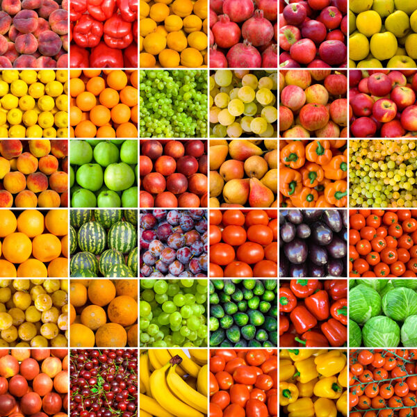 36种水果蔬菜高清图片下载