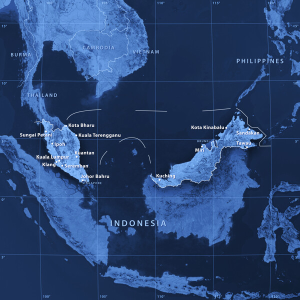 印度尼西亚地图图片