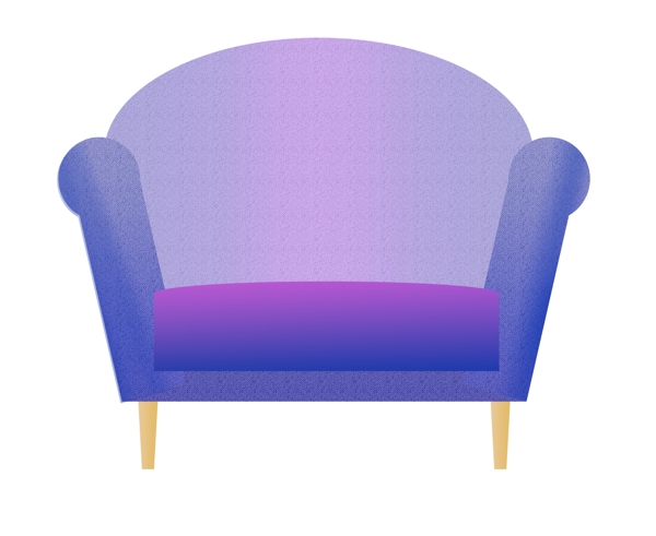 紫色家具沙发