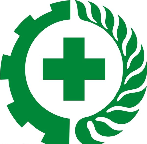 安全生产绿十字标志