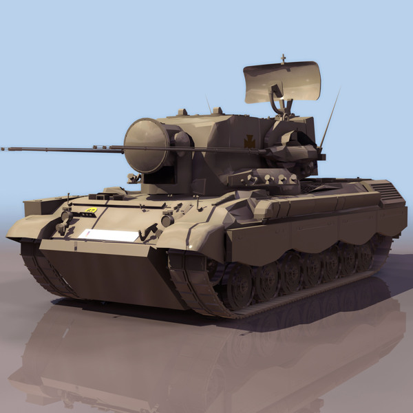 现代科技研发的坦克