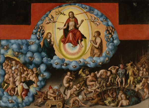 LucasCranachtheElderTheLastJudgmentca.15251530德国画家大卢卡斯克拉纳赫lucascranachtheelder文艺复兴人物人