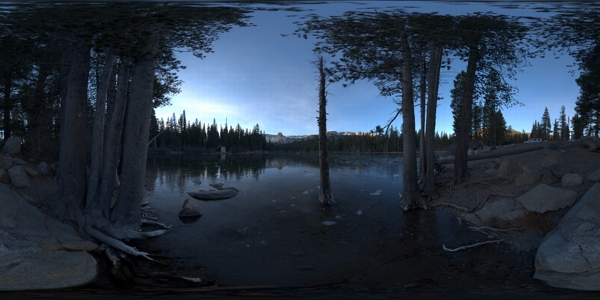 HDR湖林环境贴图