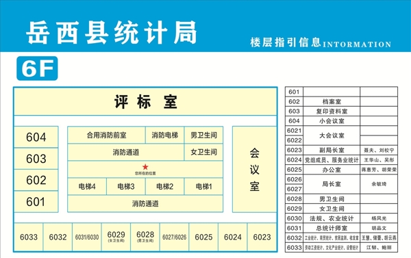 楼层示意图