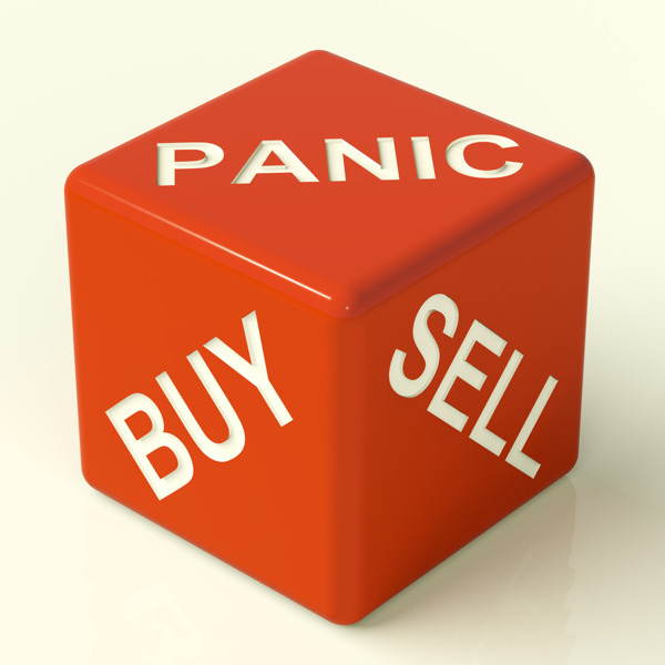 购买和销售代表的市场压力的的恐慌