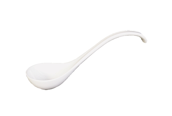 白色塑料勺子免抠psd透明素材