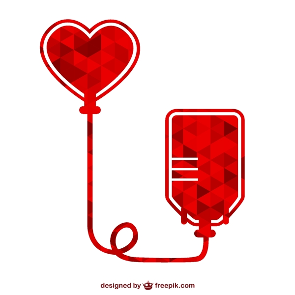 创意献血标识图片