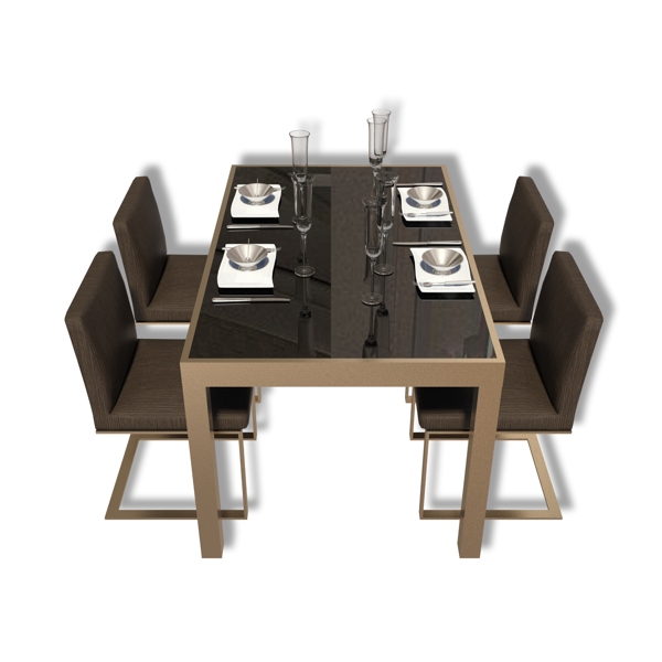现代餐桌餐椅