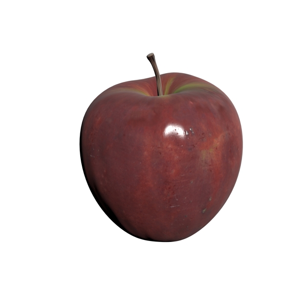 一个通红的大苹果