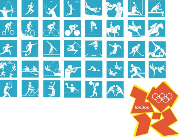 2012年伦敦奥运会运动图标