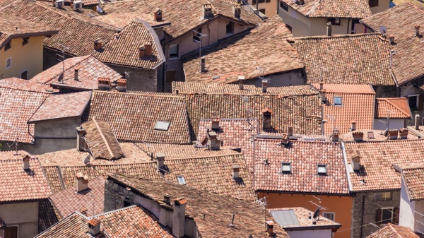 意大利旧城区屋顶