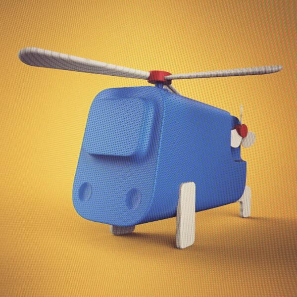 可爱的木质玩具直升机jpg