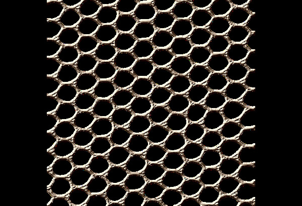 黑色几何钢丝网元素