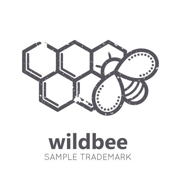 蜜蜂卡通食物素材图标标签矢量素材