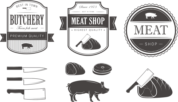 猪肉标签