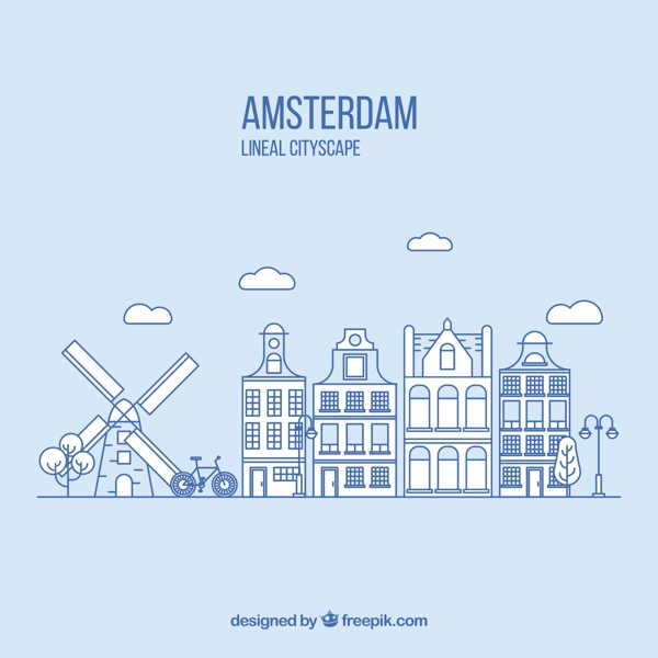 阿姆斯特丹在正统风格的背景