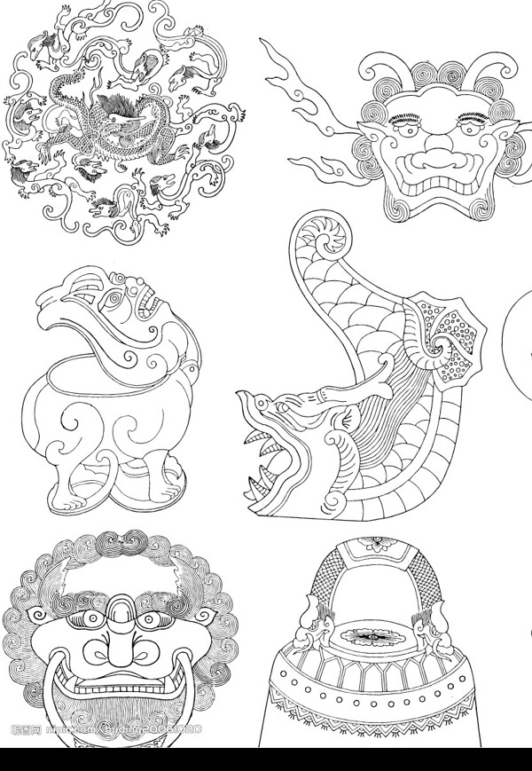 中国传统纹样图片