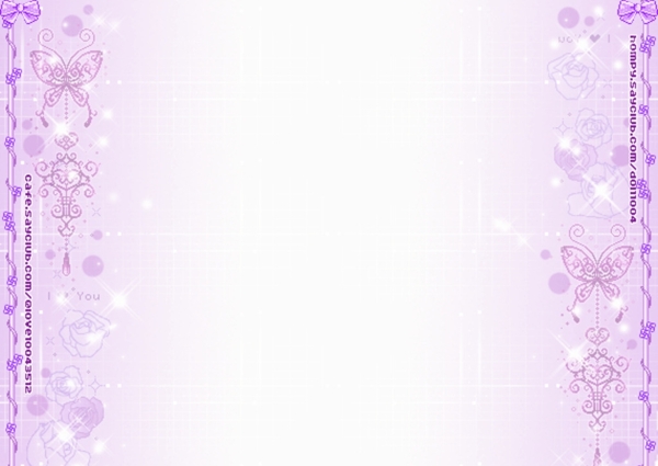 淡紫色花边简约边框