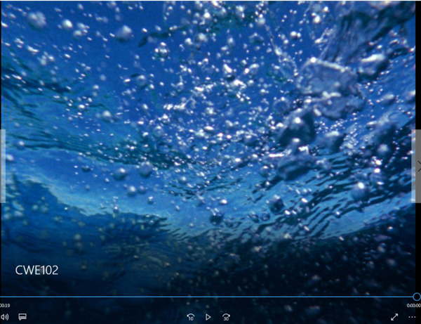 海水气泡波动视频