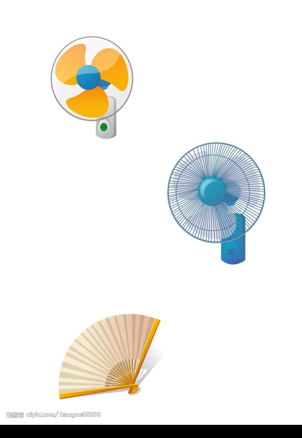 夏日风扇图片