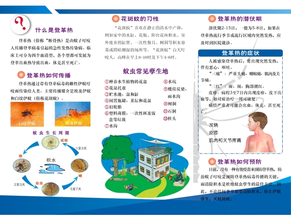 预防登革热折页A