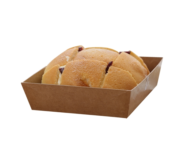 盒子里的面包甜食烘焙点心