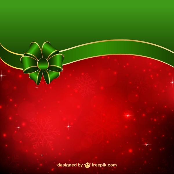 红色和绿色的圣诞背景