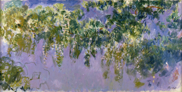 Wisteria19171920法国画家克劳德.莫奈oscarclaudeMonet风景油画装饰画