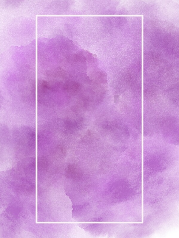 简约小清新紫色水彩背景