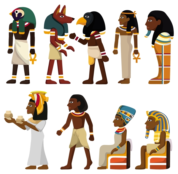 埃及人物图片