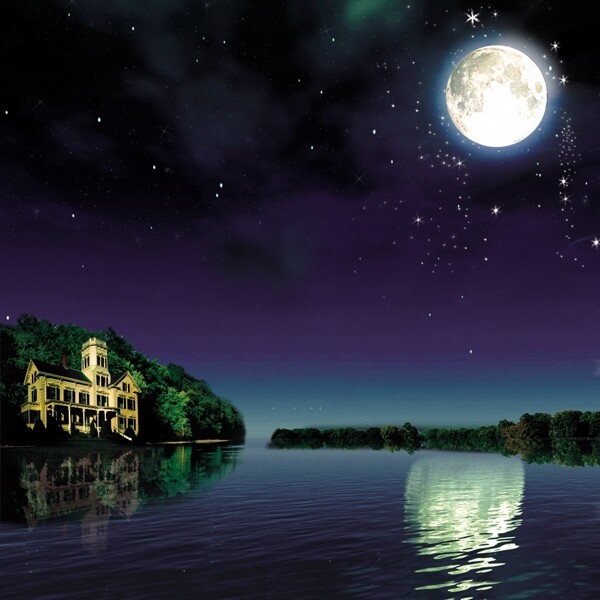 月亮河图片