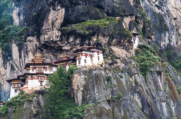 不丹虎穴寺风景图片