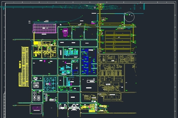 化工厂总平面布置图图片