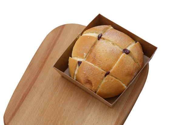 纸盒子里的面包甜点糕点