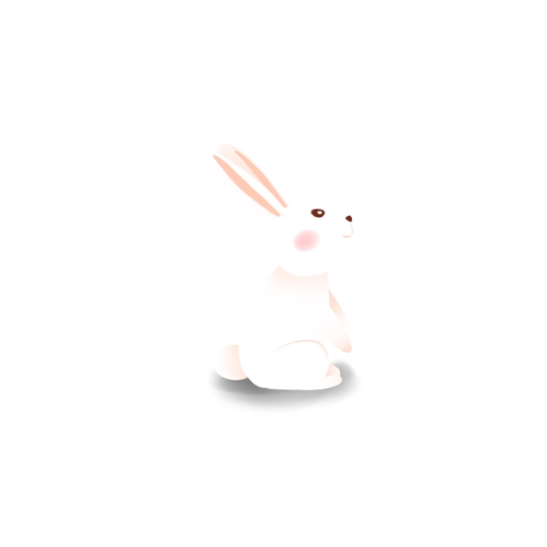 Q萌可爱小兔子设计可商用元素