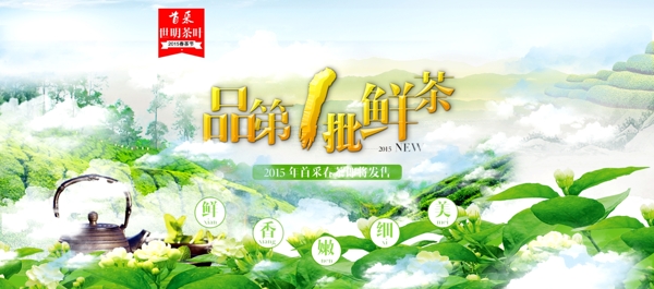 茶叶中国风海报banner