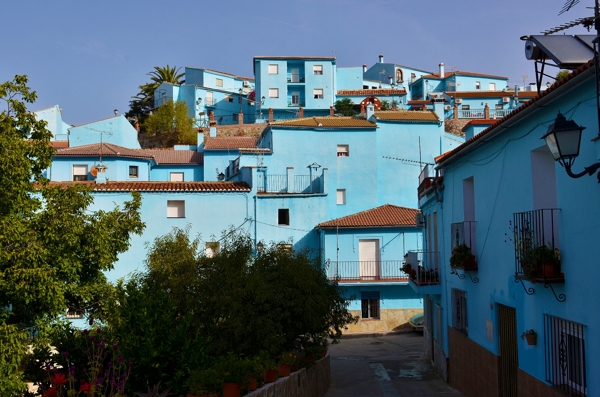 西班牙蓝精灵村风景