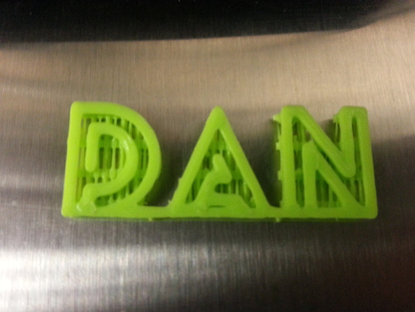 3D打印的名字