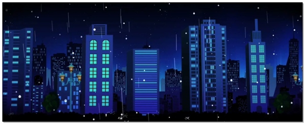 城市雨夜视频素材